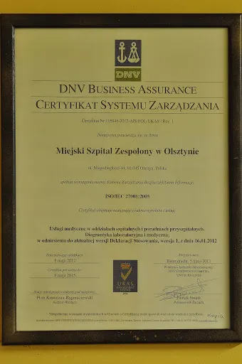 Miejski Szpital Zespolony w Olsztynie - Siedziba główna